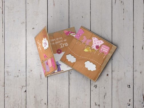 geboortekaartje iris