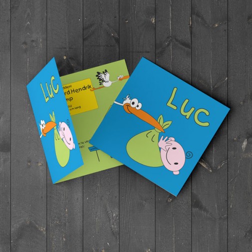 geboortekaartje Luc
