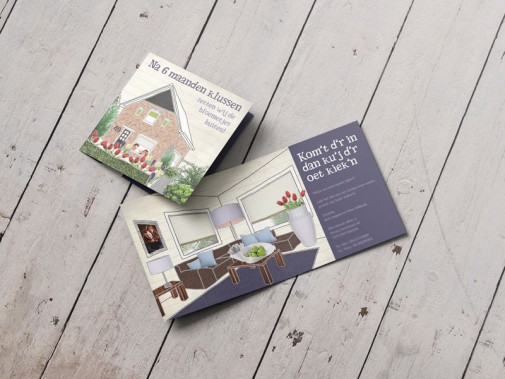 illustratieve verhuiskaart